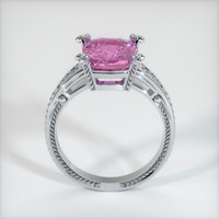 3.00 Ct. Purplish Pink Sapphire Ring, Platinum 950 3