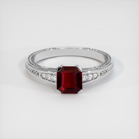 1.03 Ct. Ruby Ring, Platinum 950 1