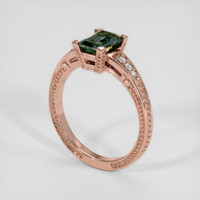 1.24 Ct. Bi Color Sapphire Ring, 14K Rose Gold 2