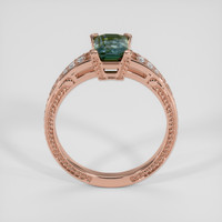 1.24 Ct. Bi Color Sapphire Ring, 14K Rose Gold 3