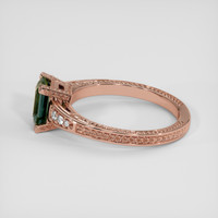 1.24 Ct. Bi Color Sapphire Ring, 14K Rose Gold 4