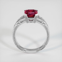 2.07 Ct. Pinkish Red Ruby Ring, 14K White Gold 3
