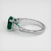 2.44 Ct. Emerald Ring, 18K White Gold 4