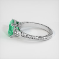 2.04 Ct. Emerald Ring, 18K White Gold 4