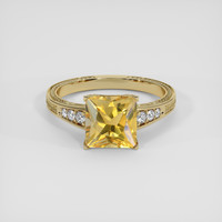 2.81 Ct. Gemstone Ring, 14K Yellow Gold 1