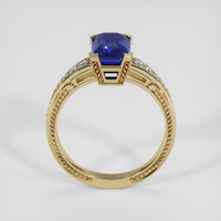 2.33 Ct. Purplish Blue Sapphire Ring, 14K Yellow Gold 3