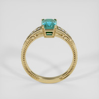 1.99 Ct. Greenish Blue Sapphire Ring, 14K Yellow Gold 3