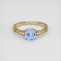 1.93 Ct. Blue Sapphire Ring, 14K Yellow Gold 1