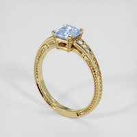 1.93 Ct. Blue Sapphire Ring, 14K Yellow Gold 2
