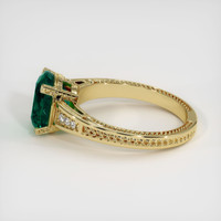 2.44 Ct. Emerald Ring, 18K Yellow Gold 4