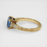 2.06 Ct. Sapphire Ring, 18K Yellow Gold 4
