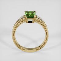 1.41 Ct. Green Sapphire Ring, 18K Yellow Gold 3
