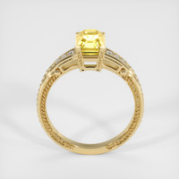 1.93 Ct. Yellow Sapphire Ring, 18K Yellow Gold 3