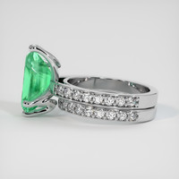 2.59 Ct. Emerald Ring, Platinum 950 4