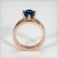 1.56 Ct. Sapphire Ring, 14K Rose Gold 3