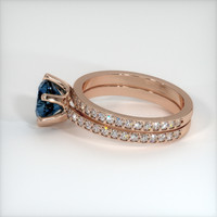 1.56 Ct. Sapphire Ring, 14K Rose Gold 4