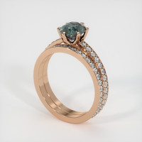 1.70 Ct. Sapphire Ring, 18K Rose Gold 2