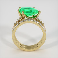 2.59 Ct. Emerald Ring, 18K Yellow Gold 3