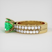 2.59 Ct. Emerald Ring, 18K Yellow Gold 4