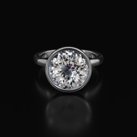 5.38 Ct. Gemstone Ring, Platinum 950 1