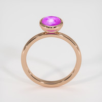 2.20 Ct. Purple Sapphire Ring, 14K Rose Gold 3