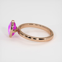 2.20 Ct. Purple Sapphire Ring, 14K Rose Gold 4