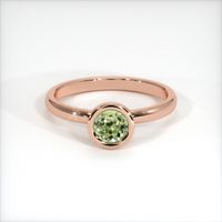 0.59 Ct. Sapphire Ring, 14K Rose Gold 1