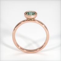 0.57 Ct. Sapphire Ring, 14K Rose Gold 3