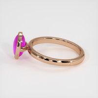 2.20 Ct. Purple Sapphire Ring, 18K Rose Gold 4