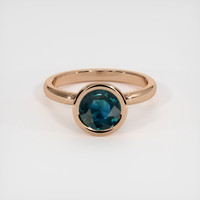 3.05 Ct. Sapphire Ring, 18K Rose Gold 1