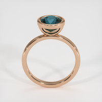 3.05 Ct. Sapphire Ring, 18K Rose Gold 3