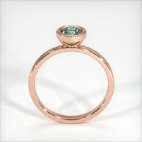 0.57 Ct. Sapphire Ring, 18K Rose Gold 3
