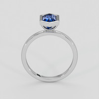 1.56 Ct. Blue Sapphire Ring, 10K White Gold 3