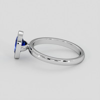 1.39 Ct. Blue Sapphire Ring, 10K White Gold 4