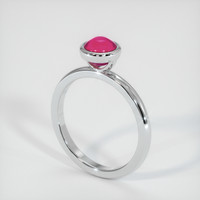 1.69 Ct. Ruby Ring, 14K White Gold 2