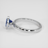 1.48 Ct. Blue Sapphire Ring, 14K White Gold 4