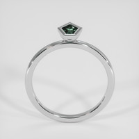 0.46 Ct. Bluish Green Sapphire Ring, 14K White Gold 3