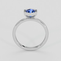 1.06 Ct. Blue Sapphire Ring, 14K White Gold 3