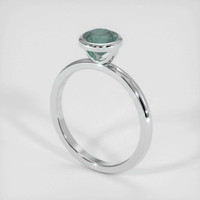 1.40 Ct. Sapphire Ring, 14K White Gold 2