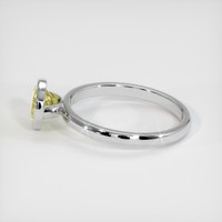 1.33 Ct. Yellow Sapphire Ring, 14K White Gold 4