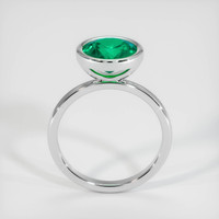 2.16 Ct. Emerald Ring, 18K White Gold 3