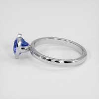 1.68 Ct. Blue Sapphire Ring, 18K White Gold 4