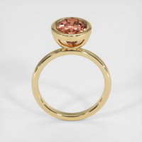 2.83 Ct. Multi Color Tourmaline Ring, 10K Yellow Gold 3