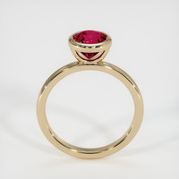 1.51 Ct. Purplish Red Ruby Ring, 10K Yellow Gold 3