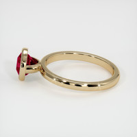 1.51 Ct. Purplish Red Ruby Ring, 10K Yellow Gold 4