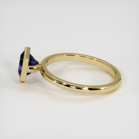 1.56 Ct. Blue Sapphire Ring, 10K Yellow Gold 4