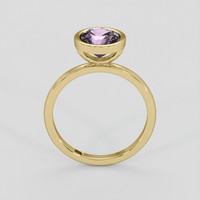 2.59 Ct. Purple Sapphire Ring, 10K Yellow Gold 3