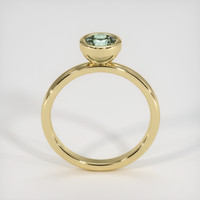 0.57 Ct. Green Sapphire Ring, 10K Yellow Gold 3