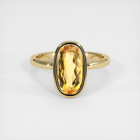 3.64 Ct. Gemstone Ring, 14K Yellow Gold 1