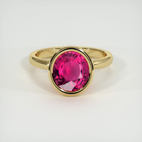 2.04 Ct. Gemstone Ring, 14K Yellow Gold 1